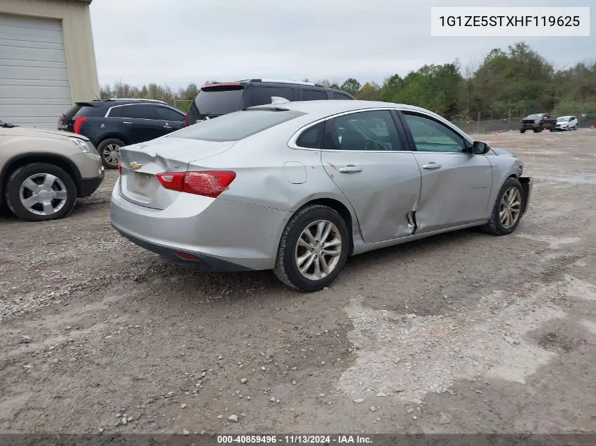 2017 Chevrolet Malibu 1Lt VIN: 1G1ZE5STXHF119625 Lot: 40859496