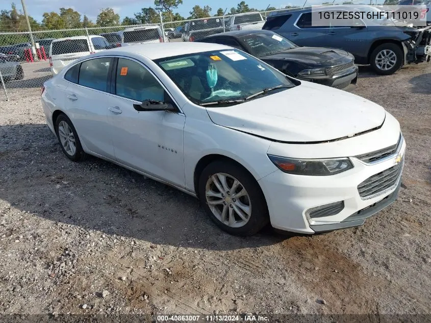 2017 Chevrolet Malibu 1Lt VIN: 1G1ZE5ST6HF111019 Lot: 40863007