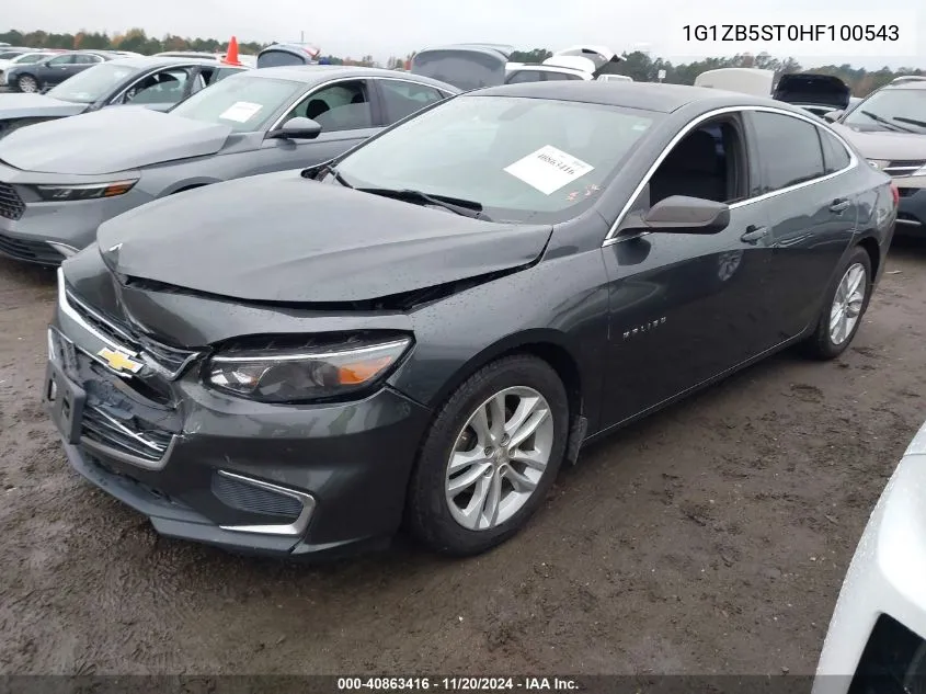 2017 Chevrolet Malibu Ls VIN: 1G1ZB5ST0HF100543 Lot: 40863416