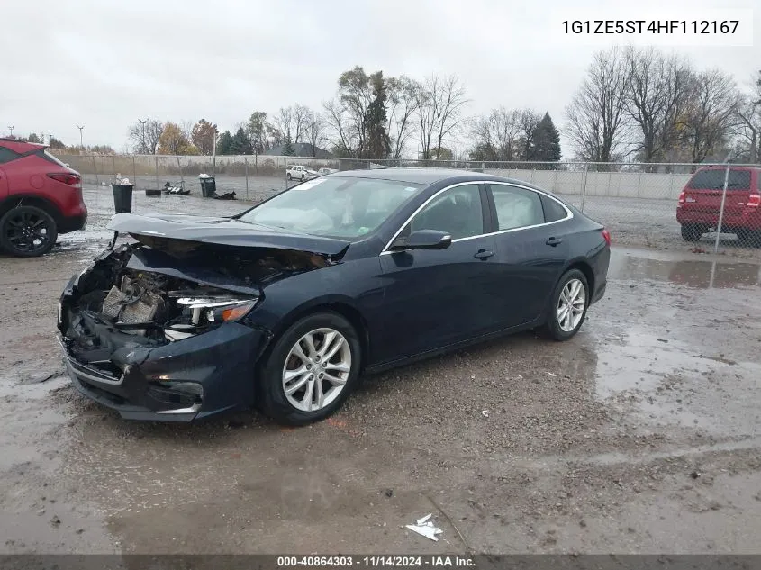 2017 Chevrolet Malibu 1Lt VIN: 1G1ZE5ST4HF112167 Lot: 40864303