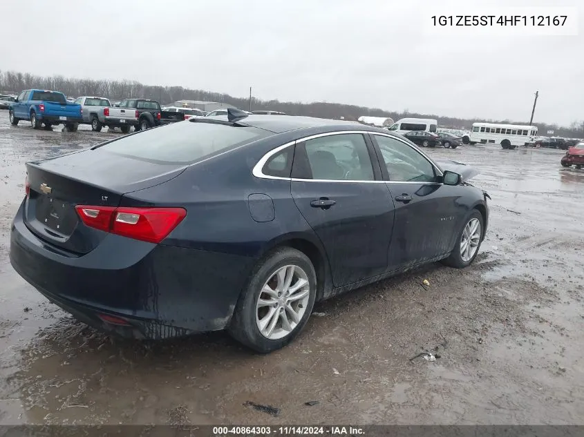 2017 Chevrolet Malibu 1Lt VIN: 1G1ZE5ST4HF112167 Lot: 40864303