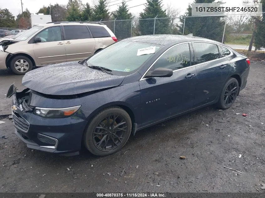 2017 Chevrolet Malibu Ls VIN: 1G1ZB5ST5HF246520 Lot: 40870375