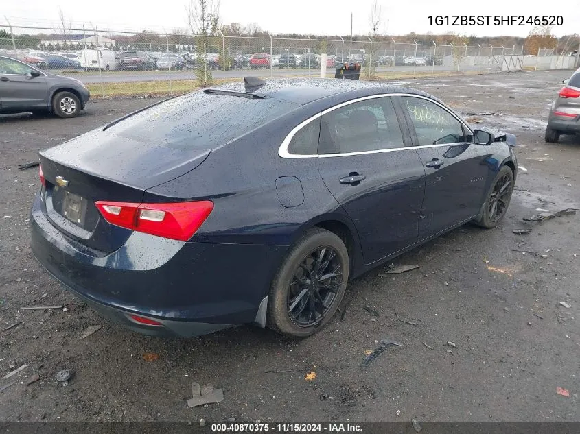 2017 Chevrolet Malibu Ls VIN: 1G1ZB5ST5HF246520 Lot: 40870375