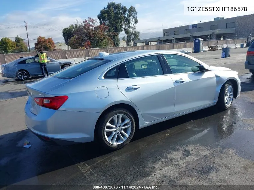 2017 Chevrolet Malibu 1Lt VIN: 1G1ZE5STXHF186578 Lot: 40872673