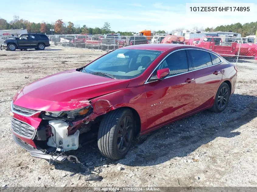 2017 Chevrolet Malibu 1Lt VIN: 1G1ZE5ST6HF174895 Lot: 40890874