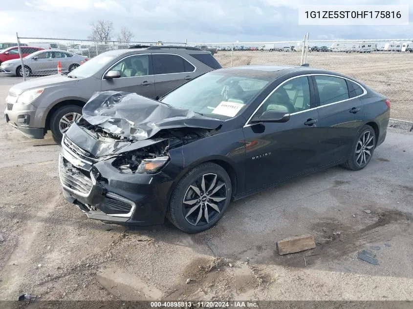 2017 Chevrolet Malibu 1Lt VIN: 1G1ZE5ST0HF175816 Lot: 40895813