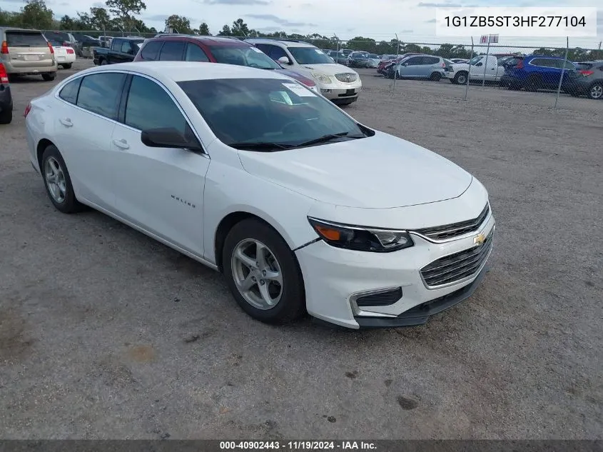 2017 Chevrolet Malibu Ls VIN: 1G1ZB5ST3HF277104 Lot: 40902443