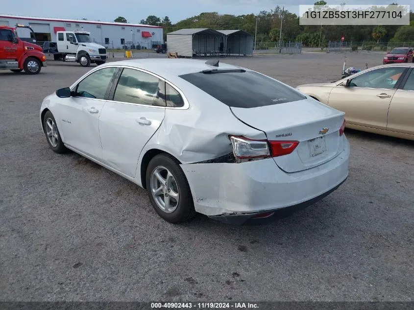 2017 Chevrolet Malibu Ls VIN: 1G1ZB5ST3HF277104 Lot: 40902443