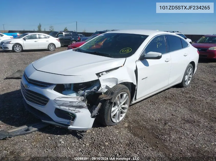 1G1ZD5STXJF234265 2018 Chevrolet Malibu