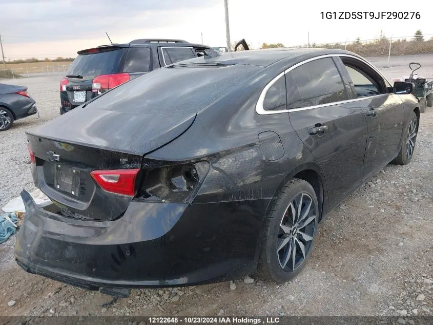 2018 Chevrolet Malibu VIN: 1G1ZD5ST9JF290276 Lot: 12122648