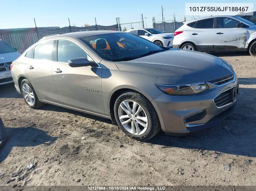 2018 Chevrolet Malibu VIN: 1G1ZF5SU6JF188467 Lot: 12127864