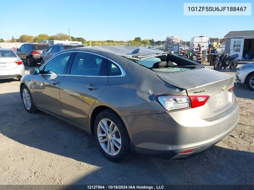 1G1ZF5SU6JF188467 2018 Chevrolet Malibu