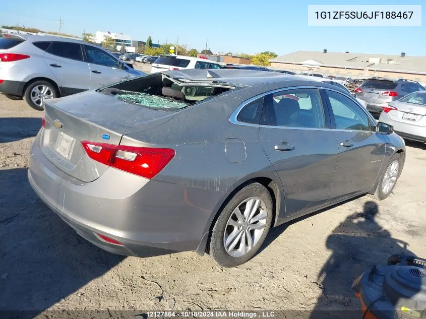 1G1ZF5SU6JF188467 2018 Chevrolet Malibu