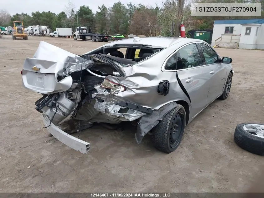 2018 Chevrolet Malibu VIN: 1G1ZD5ST0JF270904 Lot: 12146467