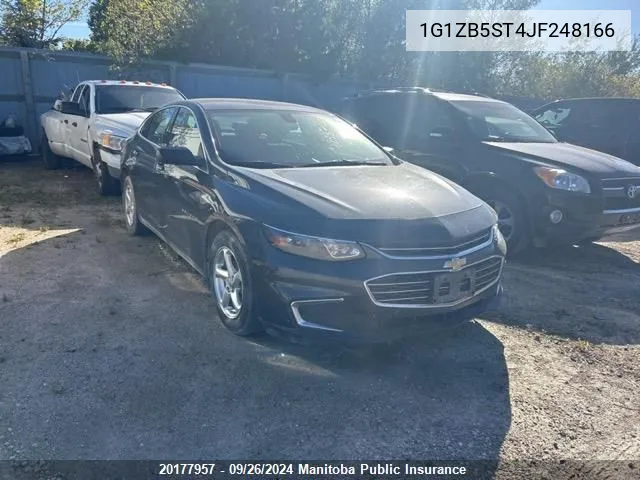 2018 Chevrolet Malibu Ls VIN: 1G1ZB5ST4JF248166 Lot: 20177957