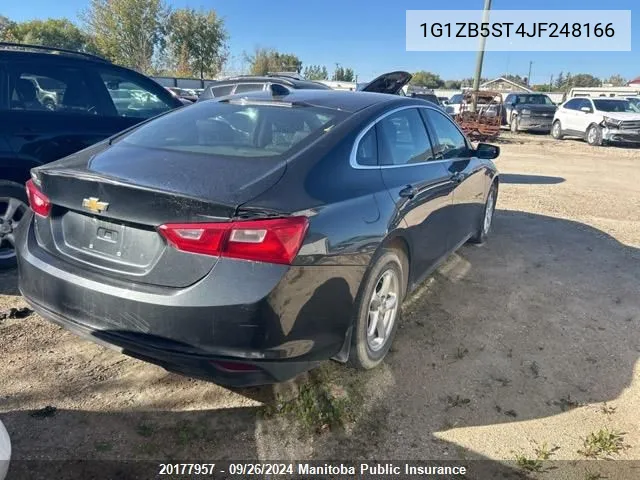 1G1ZB5ST4JF248166 2018 Chevrolet Malibu Ls