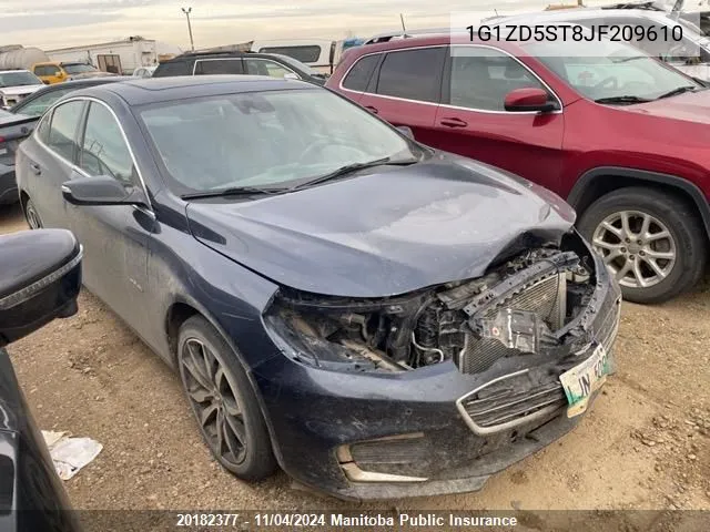 1G1ZD5ST8JF209610 2018 Chevrolet Malibu Lt