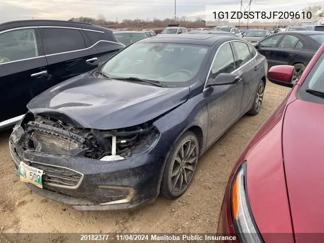 2018 Chevrolet Malibu Lt VIN: 1G1ZD5ST8JF209610 Lot: 20182377