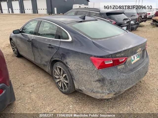 1G1ZD5ST8JF209610 2018 Chevrolet Malibu Lt