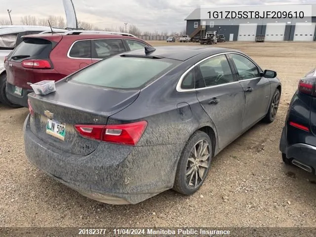 2018 Chevrolet Malibu Lt VIN: 1G1ZD5ST8JF209610 Lot: 20182377