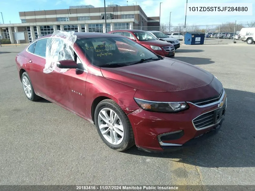 2018 Chevrolet Malibu Lt VIN: 1G1ZD5ST5JF284880 Lot: 20183416