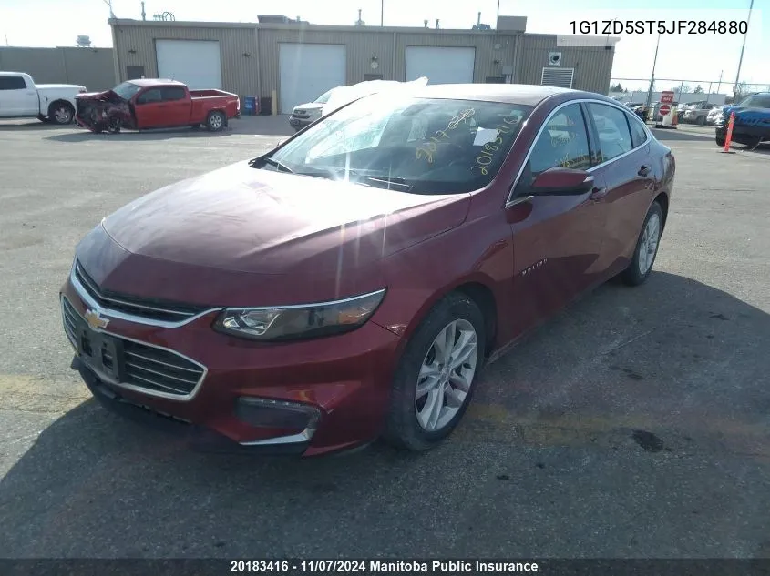 2018 Chevrolet Malibu Lt VIN: 1G1ZD5ST5JF284880 Lot: 20183416