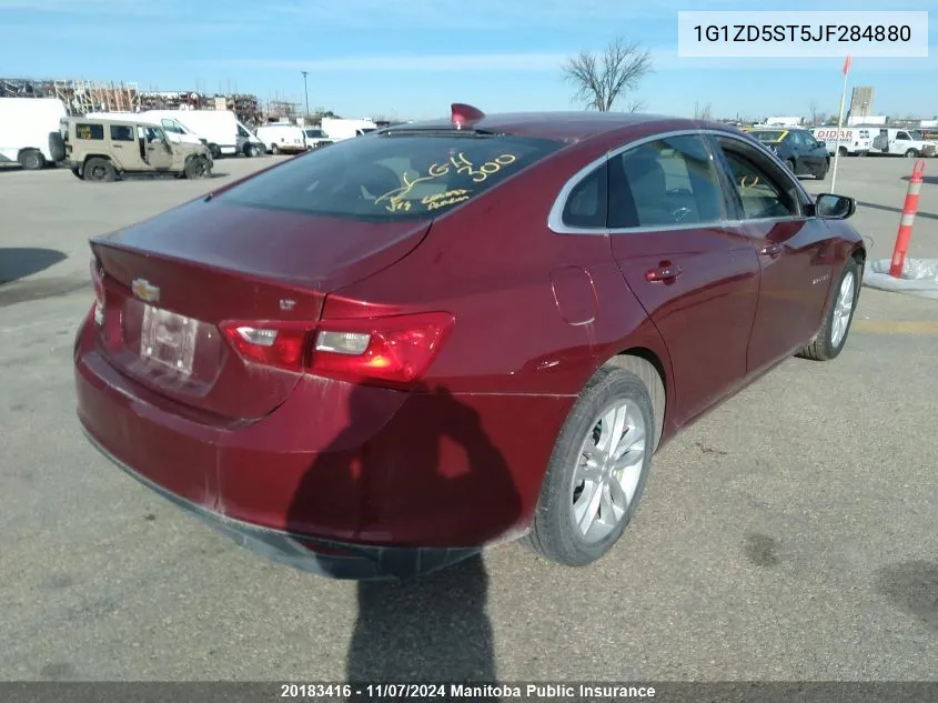 2018 Chevrolet Malibu Lt VIN: 1G1ZD5ST5JF284880 Lot: 20183416