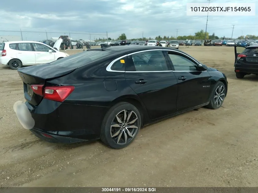 1G1ZD5STXJF154965 2018 Chevrolet Malibu Lt