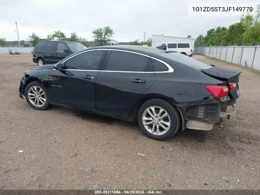 1G1ZD5ST3JF149770 2018 Chevrolet Malibu Lt