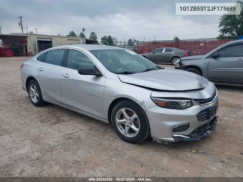 2018 Chevrolet Malibu 1Ls VIN: 1G1ZB5ST2JF175685 Lot: 39350250