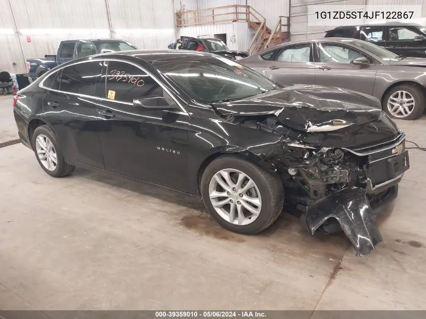 1G1ZD5ST4JF122867 2018 Chevrolet Malibu Lt