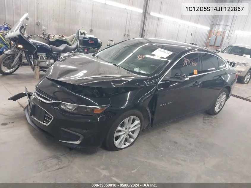 1G1ZD5ST4JF122867 2018 Chevrolet Malibu Lt