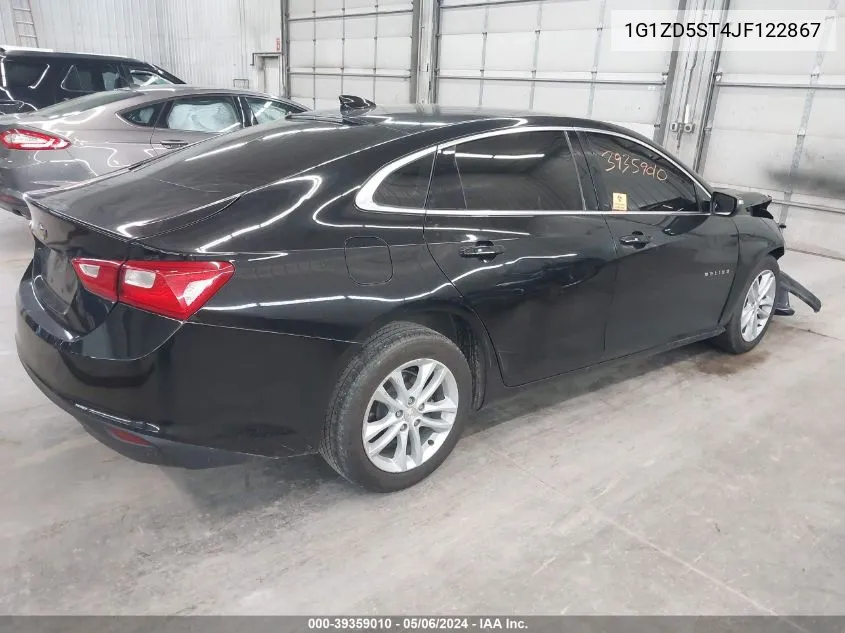 1G1ZD5ST4JF122867 2018 Chevrolet Malibu Lt