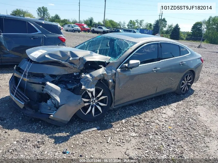 2018 Chevrolet Malibu Lt VIN: 1G1ZD5ST9JF182014 Lot: 39373340