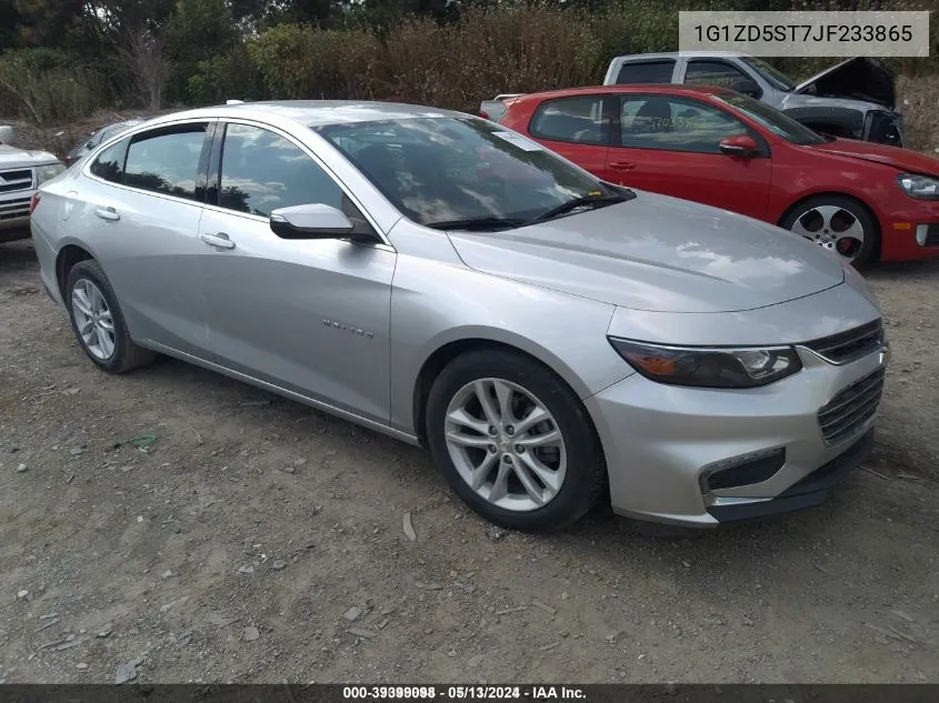 2018 Chevrolet Malibu Lt VIN: 1G1ZD5ST7JF233865 Lot: 39399098