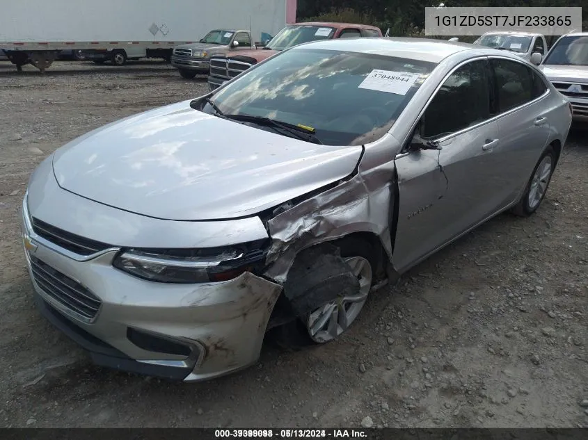 2018 Chevrolet Malibu Lt VIN: 1G1ZD5ST7JF233865 Lot: 39399098