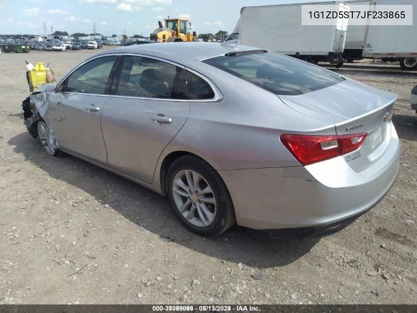 2018 Chevrolet Malibu Lt VIN: 1G1ZD5ST7JF233865 Lot: 39399098