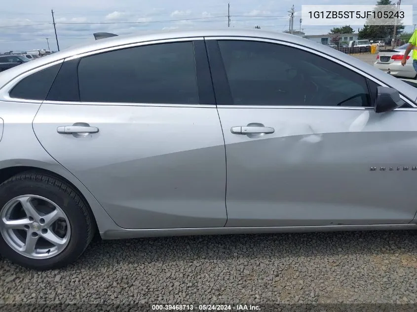 1G1ZB5ST5JF105243 2018 Chevrolet Malibu 1Ls