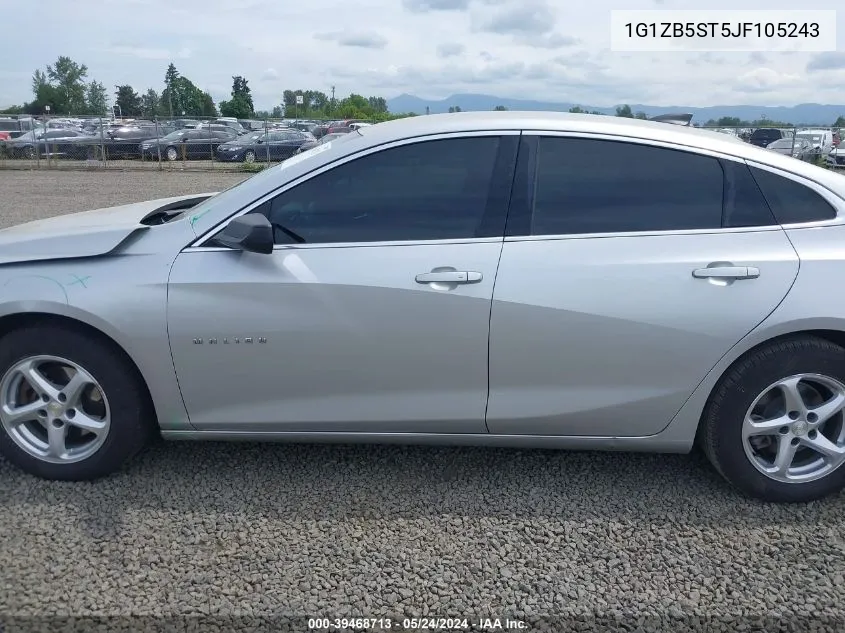 1G1ZB5ST5JF105243 2018 Chevrolet Malibu 1Ls