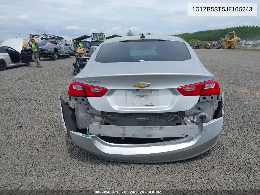 1G1ZB5ST5JF105243 2018 Chevrolet Malibu 1Ls