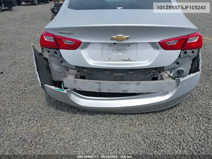 1G1ZB5ST5JF105243 2018 Chevrolet Malibu 1Ls