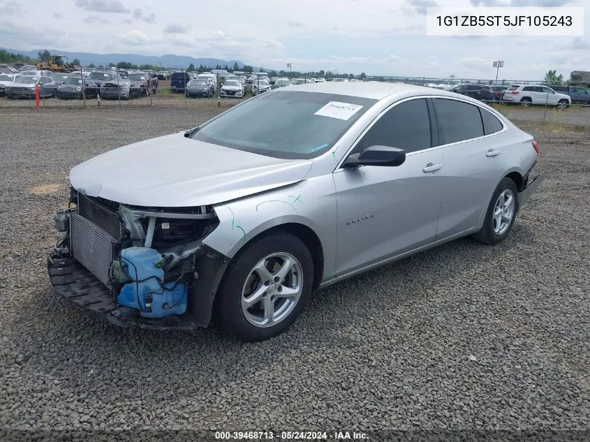 1G1ZB5ST5JF105243 2018 Chevrolet Malibu 1Ls