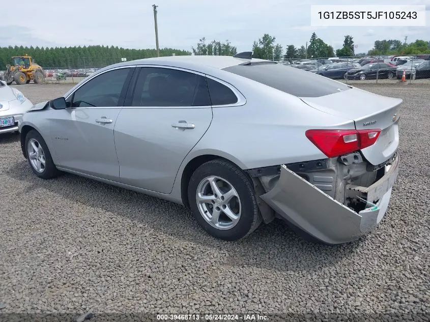 1G1ZB5ST5JF105243 2018 Chevrolet Malibu 1Ls