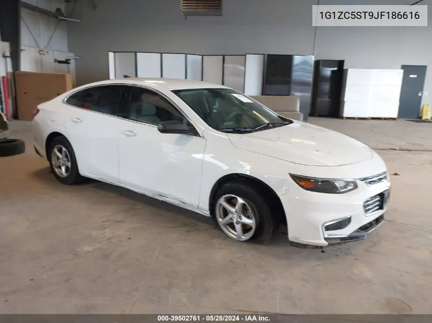 2018 Chevrolet Malibu 1Fl VIN: 1G1ZC5ST9JF186616 Lot: 39502761