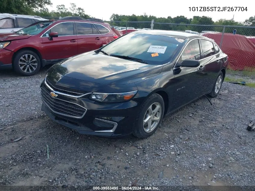 2018 Chevrolet Malibu 1Ls VIN: 1G1ZB5ST2JF267704 Lot: 39553495