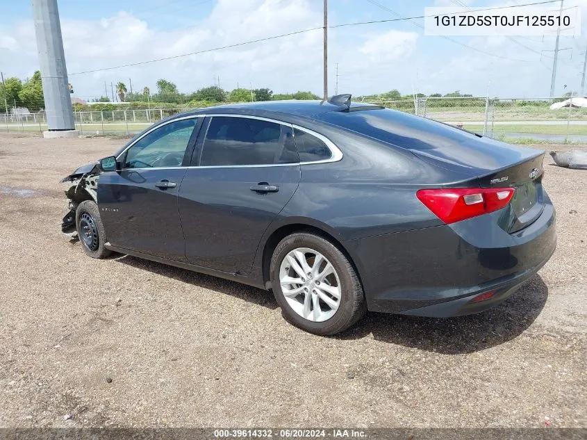 2018 Chevrolet Malibu Lt VIN: 1G1ZD5ST0JF125510 Lot: 39614332