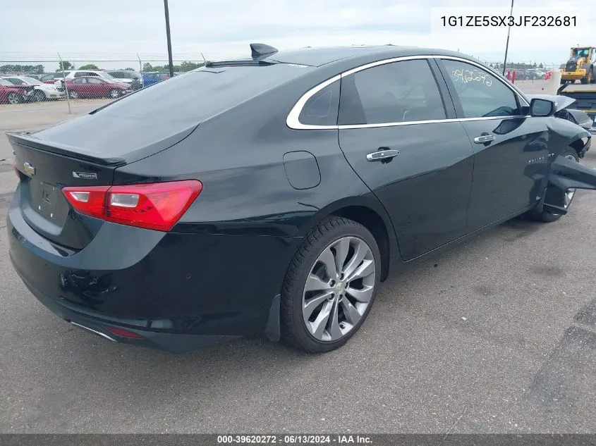 2018 Chevrolet Malibu Premier VIN: 1G1ZE5SX3JF232681 Lot: 39620272