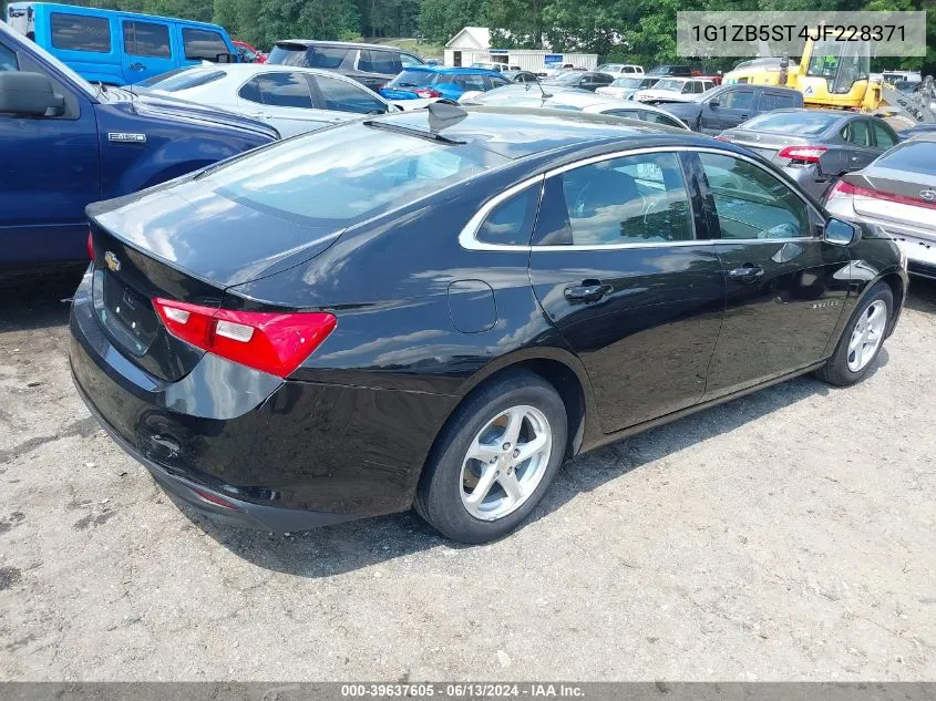 2018 Chevrolet Malibu 1Ls VIN: 1G1ZB5ST4JF228371 Lot: 39637605