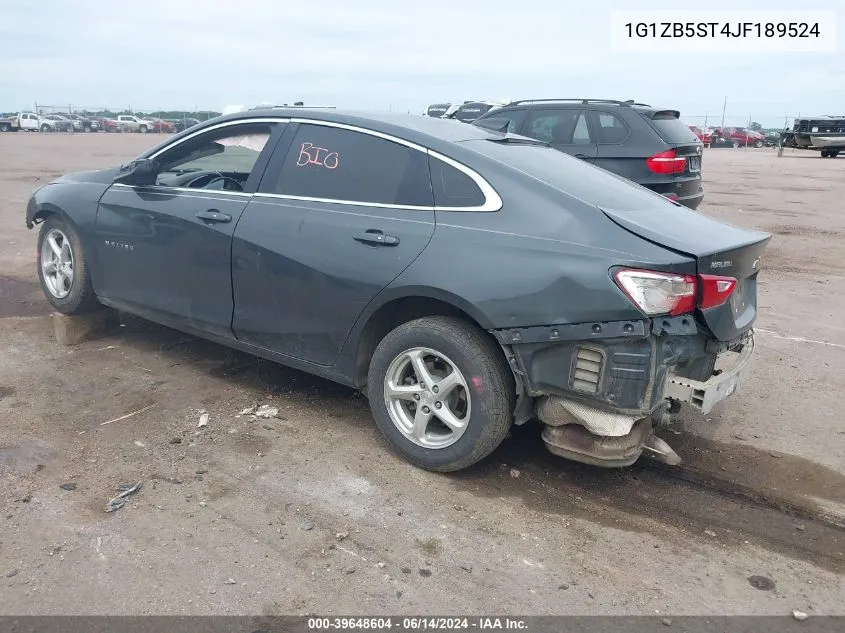 1G1ZB5ST4JF189524 2018 Chevrolet Malibu 1Ls