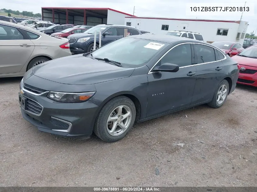 1G1ZB5ST7JF201813 2018 Chevrolet Malibu 1Ls